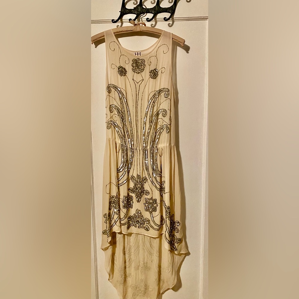 Free people Haute Hippie Sequin Beaded  dress M  Revolve Party New Years - Picture 5 of 5